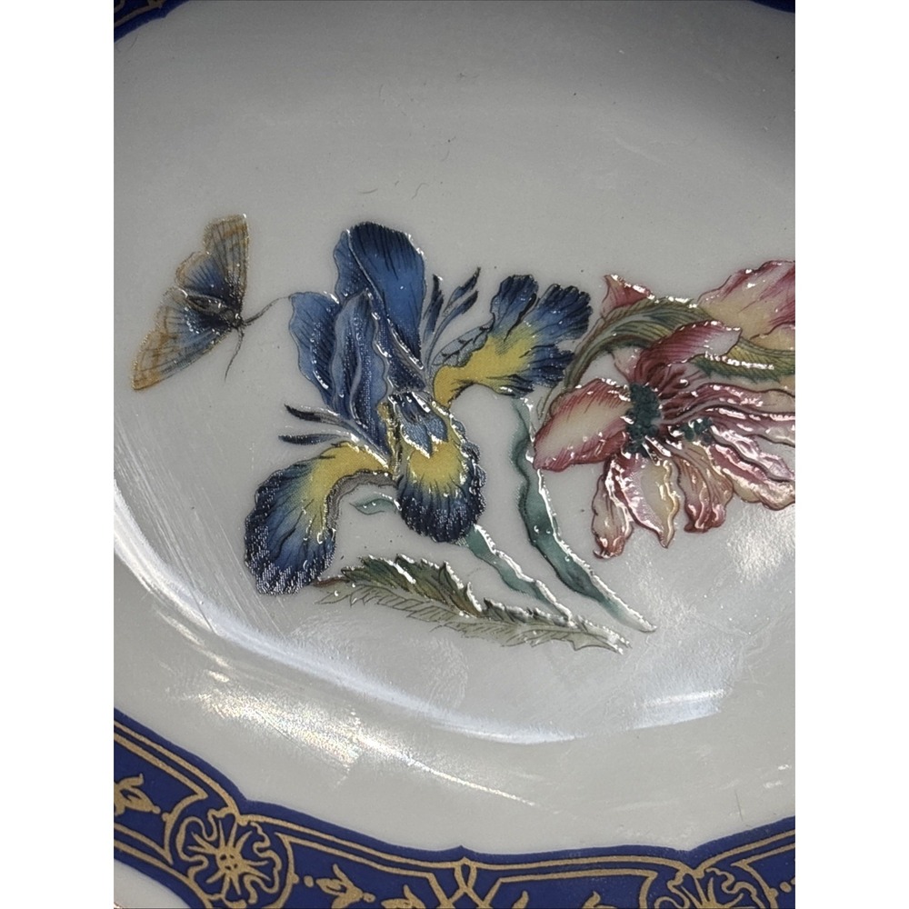 Mottahedeh The Merian Service Porcelain Oval Jewelry Trinket Dish Portugal - Picture 5 of 12